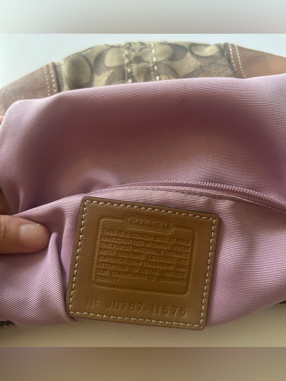 Vtg Coach Hamptons Shoulder Bag - Picture 10 of 16
